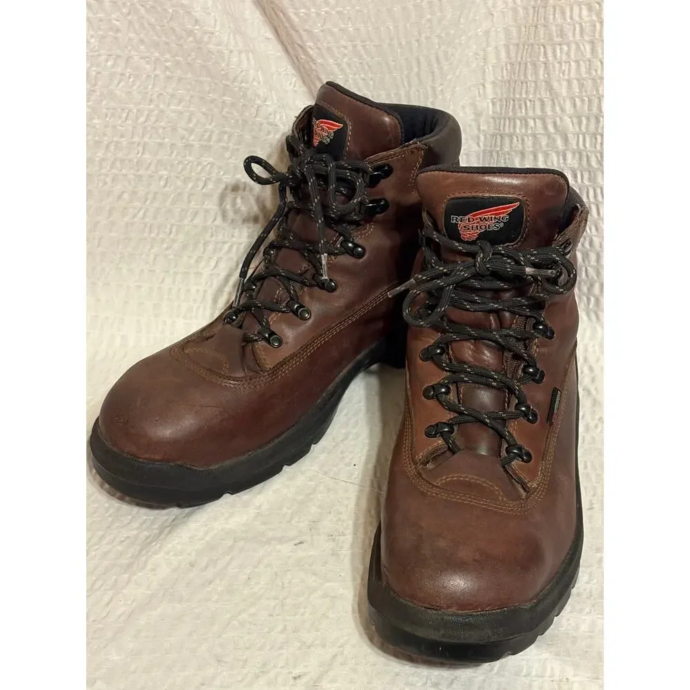 Red Wing 2246 Insulated Waterproof Steel Toe Safety Boots Brown Leather Mens 11D